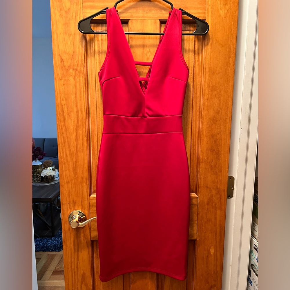 Red dress
